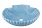 Laura - Błękitna umywalka w kształcie muszli
