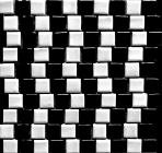 Illusion - czarno biała mozaika 